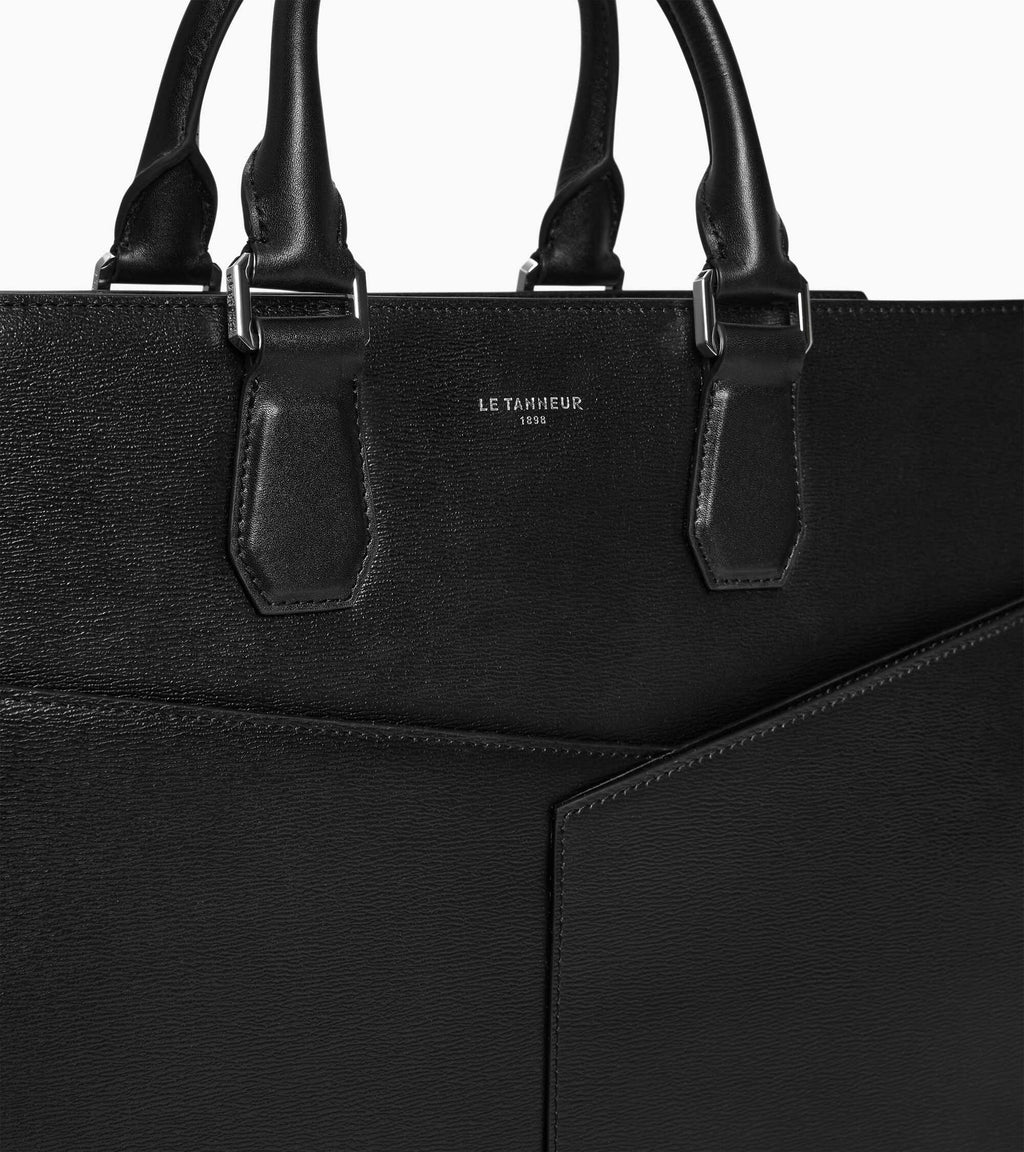 Porte documents 15  Anatole en cuir liégé et cuir lisse