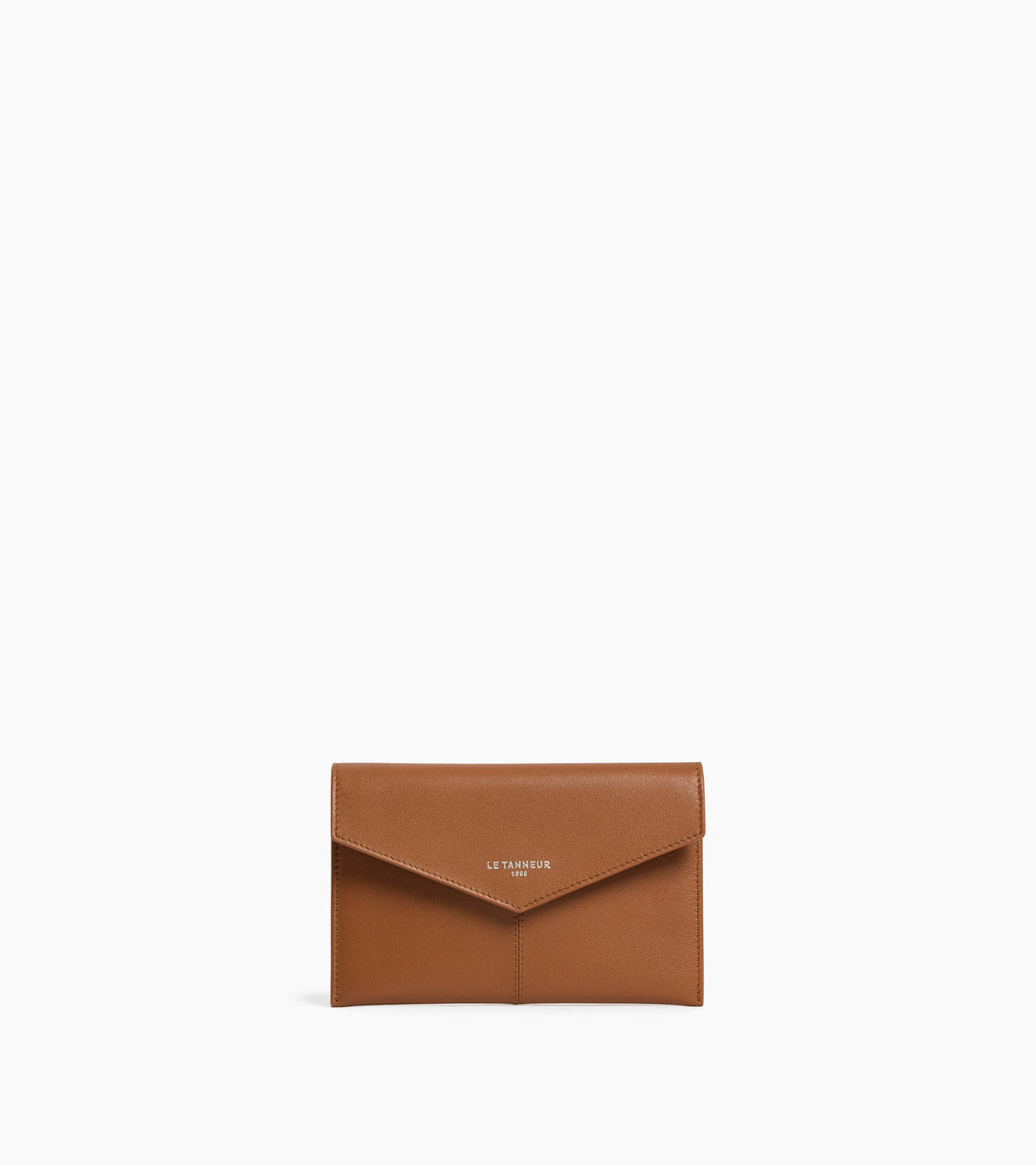 Pochette enveloppe moyen modèle Paulette en cuir lisse