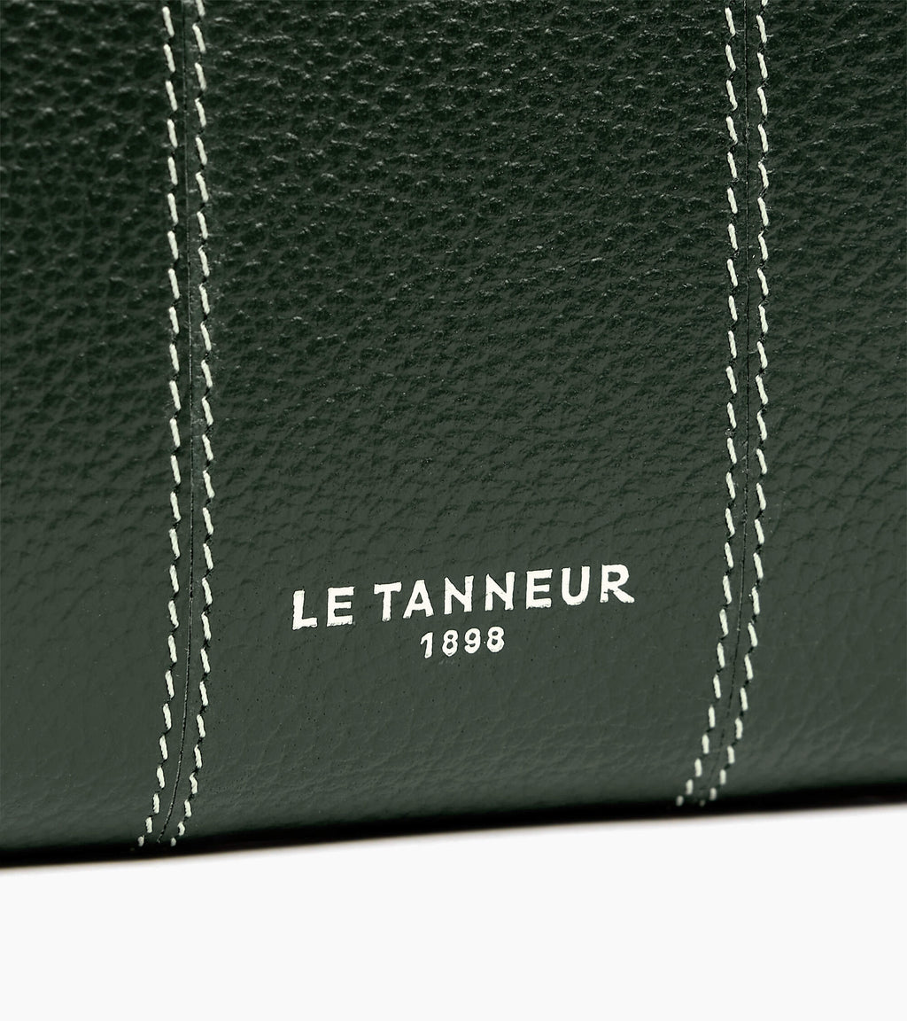 Petit portefeuille Marguerite en cuir grainé