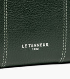 Portefeuille moyen modèle Marguerite en cuir grainé