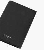 Grand portefeuille vertical zippé Lucien en cuir grainé