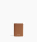 Petit portefeuille vertical zippé 2 volets Lucien en cuir grainé
