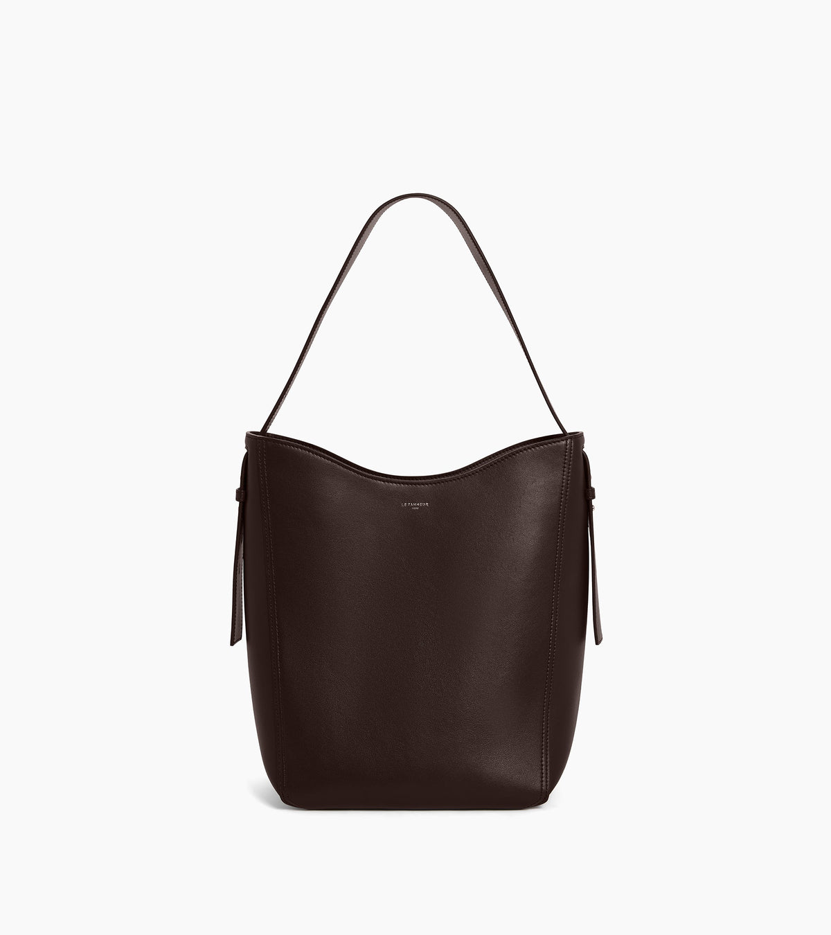 Sac hobo moyen modèle Céleste en cuir lisse