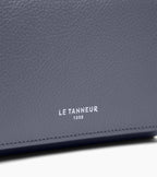 Portefeuille moyen modèle à rabat Louison en cuir grainé
