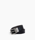 Ceinture réversible homme avec boucle rectangle en cuir lisse